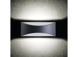 5905339292605 - Led Wandleuchte Biso in Graphit 8W 140lm IP54 - black - Kanlux