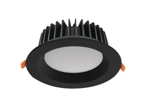 5905339356710 - Led Einbauspot Tiberi in Schwarz 20W 1900lm IP44 - black - Kanlux