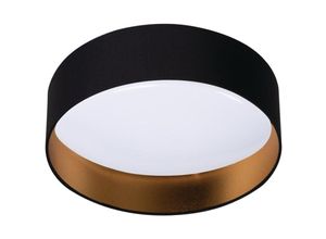 5905339364647 - Led Deckenleuchte Rifa in Schwarz und Gold 175W 1500lm - black - Kanlux