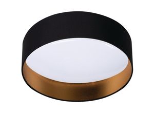 5905339364654 - Led Deckenleuchte Rifa in Schwarz und Gold 175W 1450lm - black - Kanlux