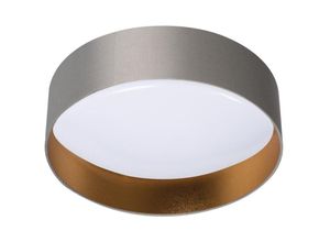 5905339364661 - Led Deckenleuchte Rifa in Grau und Gold 175W 1500lm 4000K - grey - Kanlux