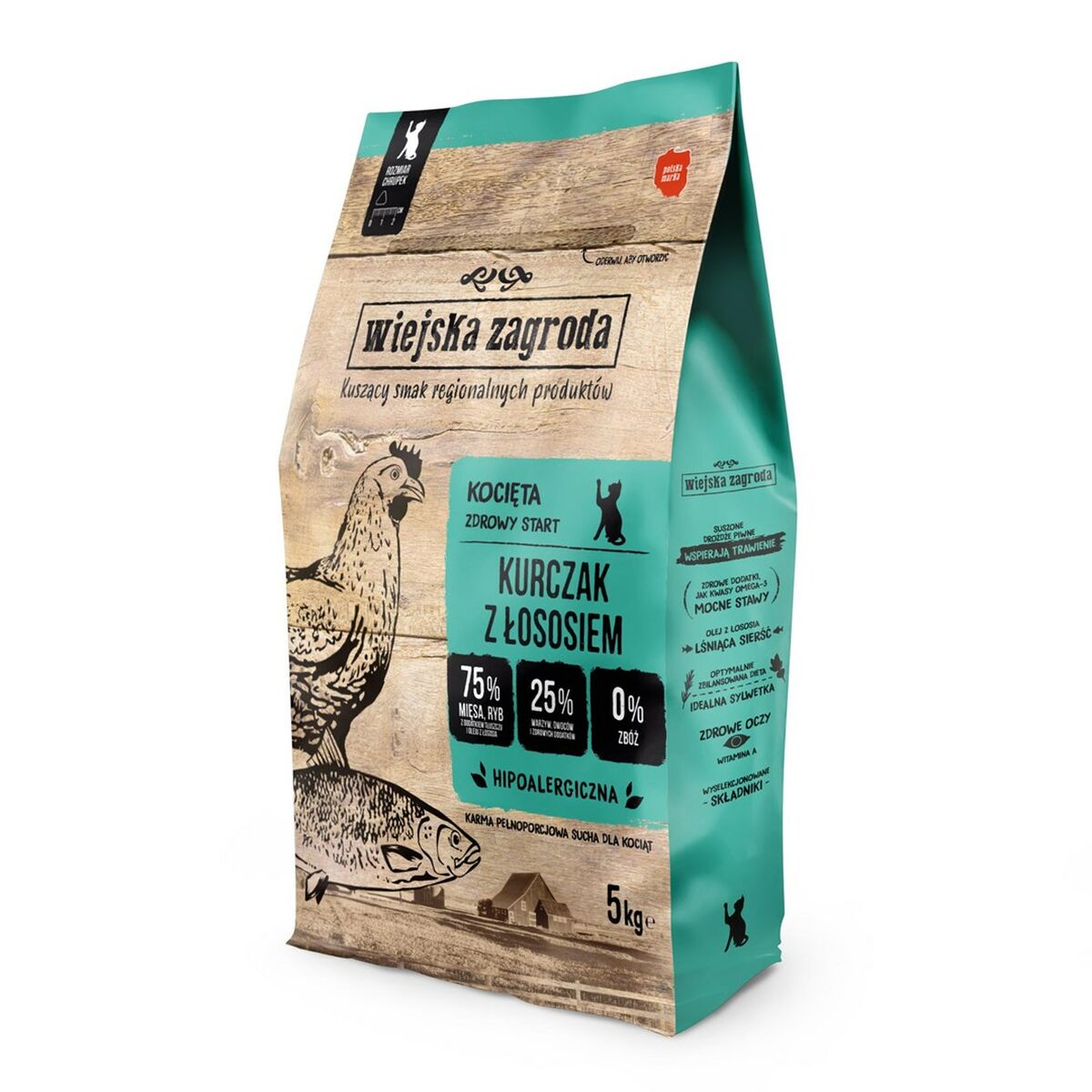 5905342293163 - Futter Kitten Chicken with salmon Huhn 5 kg