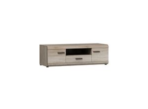 5905351215996 - TV-Kommode lirya B140 Fernsehschrank Türen Schublade Ablage Eiche Sonoma - Furnix