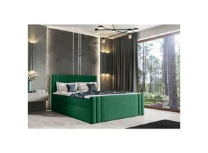 5905351250362 - Boxspringbett carlott 160x200 Kontinentalbett mit Bettkästen amv 4311 - Furnix