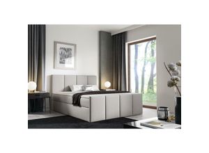 5905351256760 - Polsterbett larsh 180x200 Doppelbett mit Topper & Bettkasten IN22 - Furnix