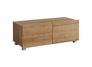 5905351285135 - Lowboard pune 100 TV-Schrank für Wohnzimmer Goldene Eiche - Furnix