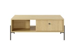 5905351287085 - Tv Schrank scandinawa 157 Fernsehschrank mit schwarze Metallfüße Beige - Furnix