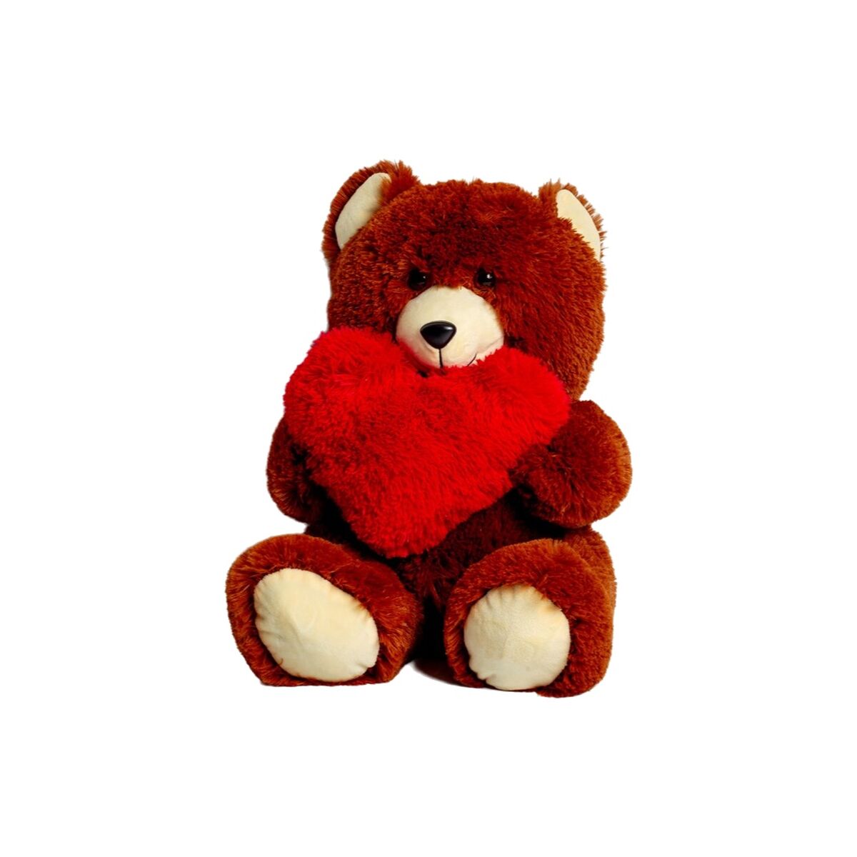 5905359296072 - Plüschbär FRANK 50 BR Braun Plüsch Herz 50 cm 5905359296072 - Plüschbär FRANK 50 BR Braun Plüsch Herz 50 cm