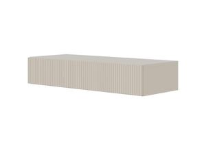 5905386047524 - Veldio - Konsolentisch mit Schublade graubeige 90 cm - Selsey