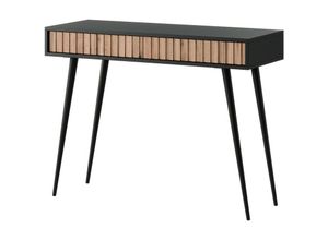 5905386060417 - Selsey Frisierkommode Bello 104 cm schwarz   Wotan-Eiche