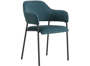 5905386065214 - Selsey - azhai - Polsterstuhl Esszimmerstuhl mit Armlehnen Dunkelgrün 5905386065214 - Selsey - azhai - Polsterstuhl Esszimmerstuhl mit Armlehnen Dunkelgrün