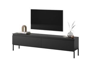 5905386066679 - Selsey - Bemmi - TV-Schrank Lowboard Schwarz 175 cm