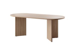 5905386068383 - Selsey - ovo - Tisch Essstisch oval Holzoptik Lindberg Eiche 204 x 90 cm