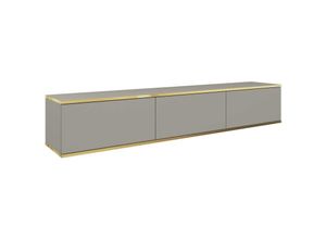 5905386075930 - Selsey - Mucalma - TV-Element hängend Grau   Gold 175 cm