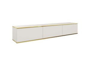 5905386075954 - Selsey - Mucalma - TV-Element hängend Weiß   Gold 175 cm