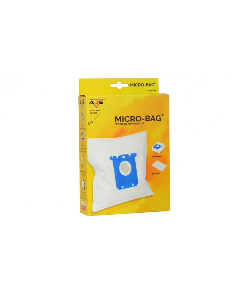 5905388027470 - WP7470 WP-7470 MicroBag Kunststoffbeutel für Staubsauger 4 Stück + Mikrofilter WP7470 5905388027470