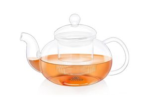 5905454260114 - Teekanne Glas mit Siebeinsatz Teapot Teezubereiter für losen Tee 770 ml