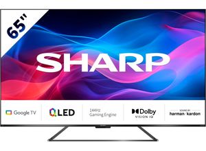 5905683270922 - E (A bis G) SHARP QLED-Fernseher 4T-C65GRx Fernseher schwarz