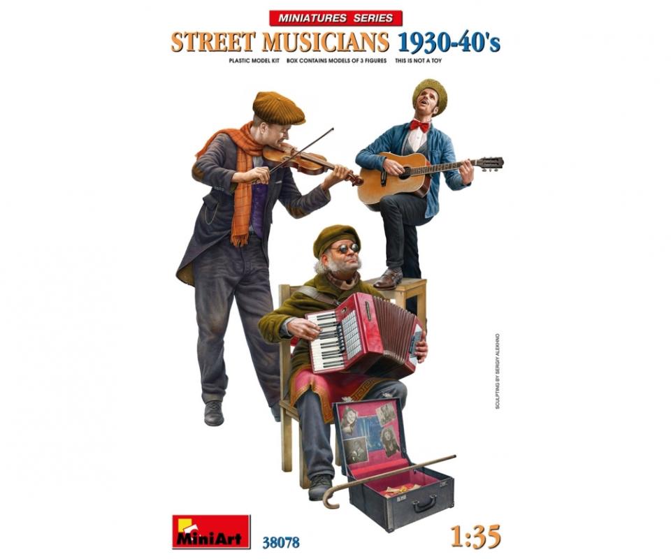 5905937497310 - Straßenmusiker 1930-40 (3 Figuren)