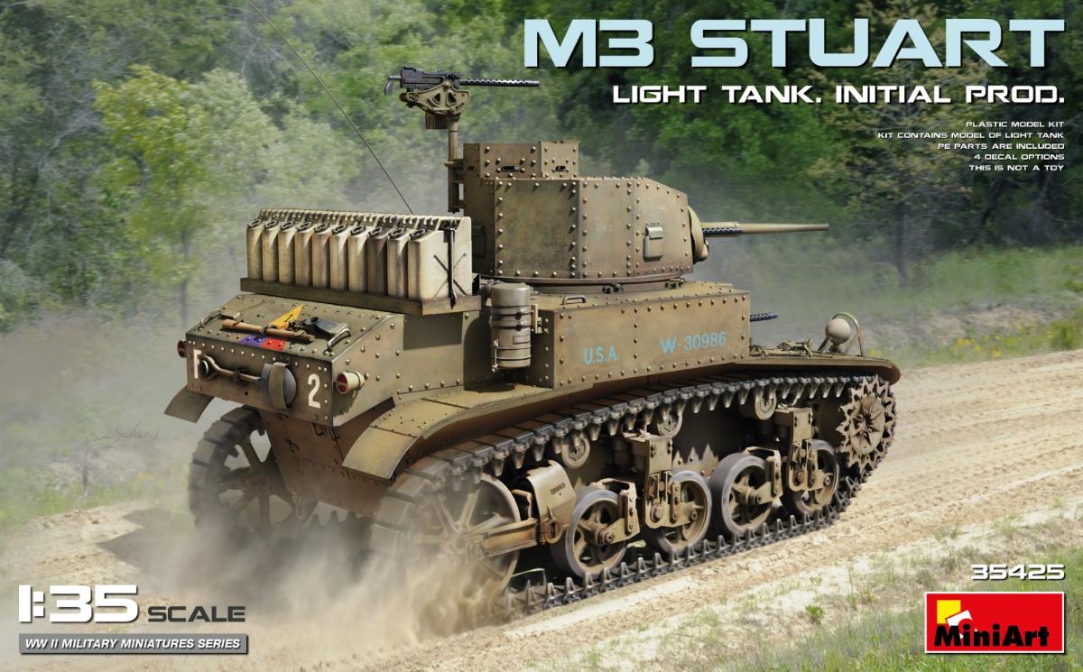 5905937497563 - M3 Stuart - leichter Panzer - frühe Produktion