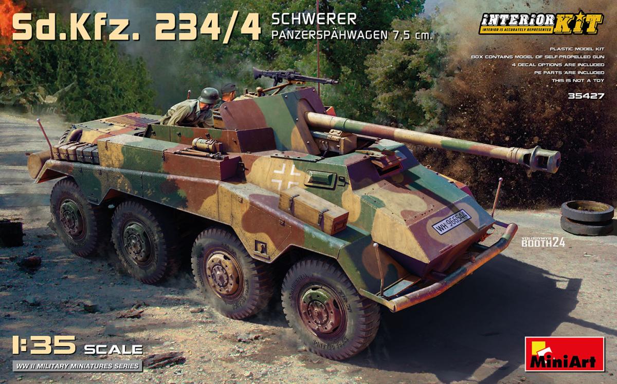 5905937497792 - SdKfz 234 4 Panzerspähwag w Interior