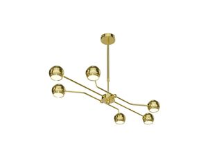 5905962019785 - Hängeleuchte Tiana goldfarben Metall 6-flammig GU10 5905962019785 - Hängeleuchte Tiana goldfarben Metall 6-flammig GU10