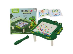 5905991006374 - Dinosaurier-Pädagogik-Magnettafel Tischunterlage Puzzle Grün