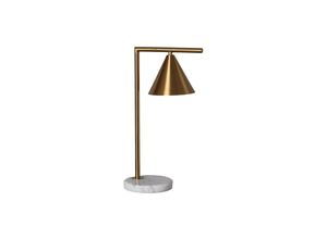 5905999630830 - Goldene Abruzzen-Tischlampe Valentino E27 45 cm