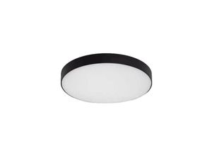 5905999631394 - LED-Deckenleuchte für Badezimmer 19 W rund Schwarz 18 cm dimmbar Abruzzo Uno