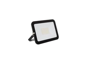 5905999632735 - LED-Fluter 50W 4000K 120lm W IP65 Slim Glas Schwarz Radikal FloodSlim 5000 lm