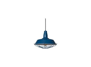 5905999634586 - Retro Loft Pendelleuchte blau 36cm E27 Abruzzo Patrone