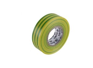 5906083815935 - YT-81593 Klebeband 20 m Polyvinylchlorid (pvc) Grün Gelb