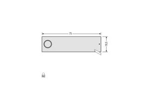 5906245078499 - RSA2 kompakt Namenschild ohne Gravur-Edelstahl 97-9-85337 - Renz