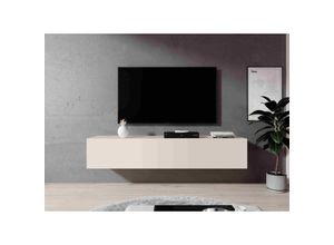 5906601404290 - Furnix - TV-Kommode zibo 160 Lowboard TV-Hängeschrank Beige