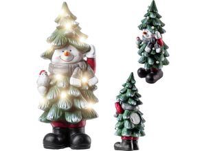 5906638309261 - Kadax - Große Weihnachtsfigur mit LED-Beleuchtung Weihnachtsdeko für Wohnzimmer Figur Schneemann 42