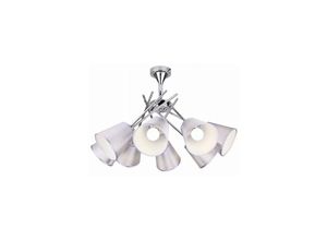 5906714870647 - Vox Hängelampe 8x40w E14 Chrom Mit Lampenschirm