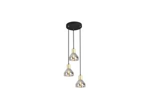 5906714878995 - Gregory Hängelampe Schwarzbraun 3x40w E14 Rauchlampe