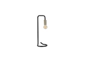 5906714880073 - Hera Tischlampe Schwarz Und Gold 1x40w E14