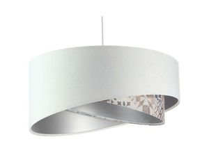 5906742000276 - 060-142 Hängeleuchte Galaxy weiß beige silber 1 x E27 ø 50cm H105cm dimmbar - Bps Koncept