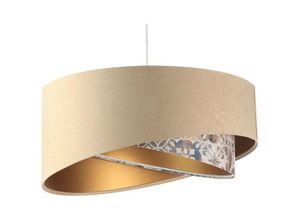 5906742000344 - Bps Koncept - 060-149 Hängeleuchte Galaxy beige gold 1 x E27 ø 50cm H105cm dimmbar