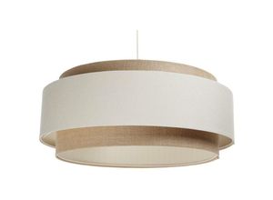 5906742022537 - DUM-005 Hängeleuchte doblo PVC-Kunststoff mit Hanf und Leinentextil beige crème 1xE27 40W H107cm Ø60cm dimmbar - Bps Koncept