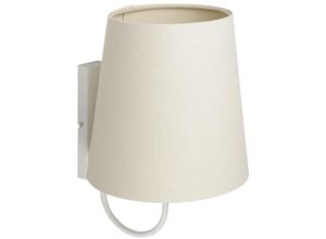 5906742023022 - 070k-D-224w Wandleuchte boho 1xE27 40W Stoff strukturiert auf PVC-Kunststoff beige weiß H39cm Ø25cm dimmbar - Bps Koncept