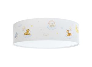 5906742026085 - Bps Koncept - 030m-590 Kinderzimmerlampe Deckenleuchte sweet dreams 2xE27 max40W pvc mit UV-Farbdruck weiß mehrfarbig H18cm Ø40cm dimmbar