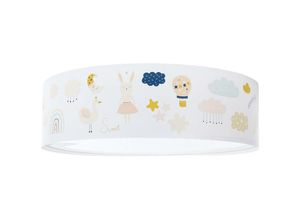 5906742026184 - F-560-30 Kinderzimmerlampe Deckenleuchte sweet dreams 2xE27 max40W pvc mit UV-Farbdruck weiß mehrfarbig H18cm Ø40cm dimmbar - Bps Koncept