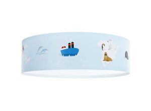 5906742026283 - F-620m Kinderzimmerlampe Deckenleuchte sweet dreams 2xE27 max40W pvc mit UV-Farbdruck weiß mehrfarbig H18cm Ø50cm dimmbar - Bps Koncept