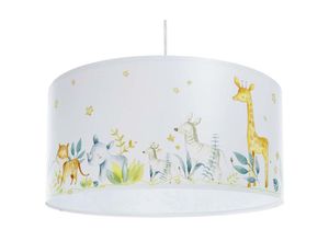 5906742026337 - 030-520-30 Kinderzimmerlampe Hängeleuchte sweet dreams 1xE27 max40W pvc mit UV-Farbdruck weiß mehrfarbig H102cm Ø30cm dimmbar - Bps Koncept