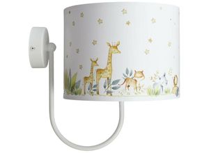 5906742026375 - 030-540-30 Kinderzimmerlampe Wandleuchte sweet dreams 1xE27 max40W pvc mit UV-Farbdruck weiß mehrfarbig H27cm Ø225cm dimmbar - Bps Koncept