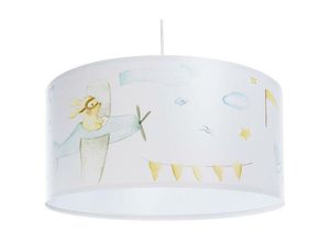 5906742026511 - 030m-620 Kinderzimmerlampe Hängeleuchte sweet dreams 1xE27 max40W pvc mit UV-Farbdruck weiß mehrfarbig H102cm Ø30cm dimmbar - Bps Koncept