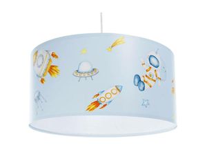 5906742026603 - F-090-580-50 Kinderzimmerlampe Hängeleuchte sweet dreams 1xE27 max40W pvc mit UV-Farbdruck weiß mehrfarbig H112cm Ø60cm dimmbar - Bps Koncept