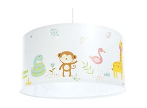 5906742026757 - F-560k-A Kinderzimmerlampe Hängeleuchte sweet dreams 1xE27 max40W pvc mit UV-Farbdruck weiß mehrfarbig H102cm Ø30cm dimmbar - Bps Koncept